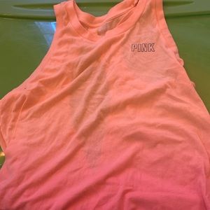 Victoria Secret Pink Open Back Workout Top